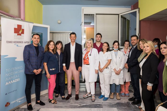 Ανακαίνιση Παιδιατρικής Κλινικής στο Γενικό Νοσοκομείο Λάρισας με χορηγία Θεόνη
