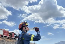 Εκεί όπου η φωτιά δοκίμαζε τις αντοχές, το AQUA Carpatica ήταν παρόν