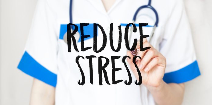 Doctor,Writing,Word,Reduce,Stress,With,Marker,,Medical,Concept