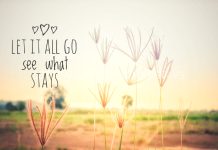 «Κάποιες φορές, για να σωθείς, πρέπει πρώτα να αφήσεις.»