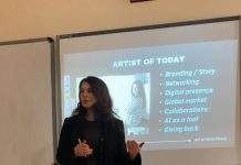 Η Γιώτα Βοργία μίλησε στο Career Day του Κολλεγίου Αθηνών για τη σύγχρονη πορεία του καλλιτέχνη