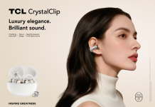 TCL CrystalClip: Τα ακουστικά που φοριούνται σαν κόσμημα με λάμψη Swarovski
