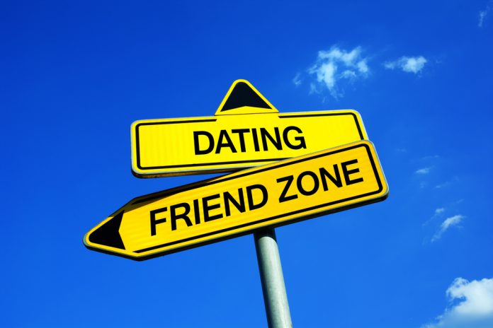 Dating,Or,Friend,Zone,-,Traffic,Sign,With,Two,Options