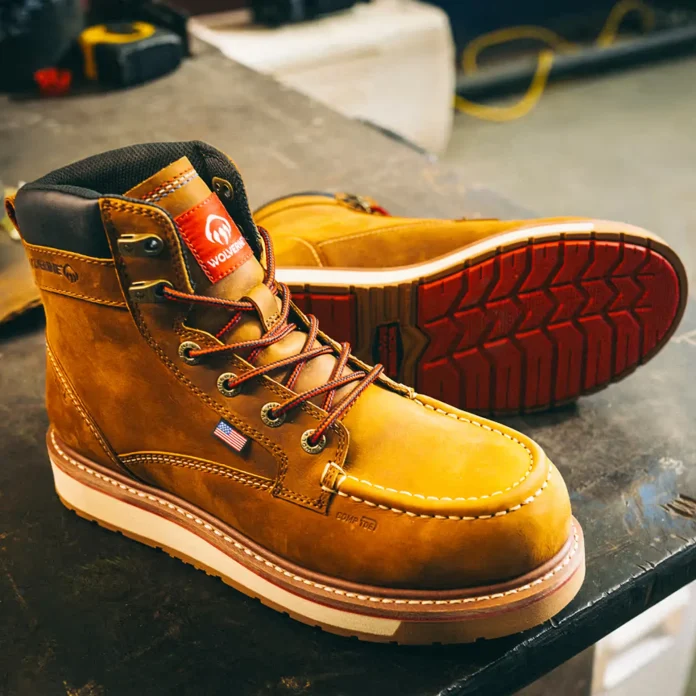 Wolverine-USA-Built-Loader-II-DuraShocks-Wedge-Boot