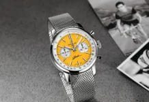 Η Breitling παρουσιάζει το νέο Top Time B01 Eddy Merckx με εντυπωσιακό κίτρινο καντράν