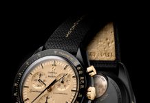 Swatch MISSION TO THE MOON 1969: Συλλεκτικό MoonSwatch με χρυσές λεπτομέρειες OMEGA