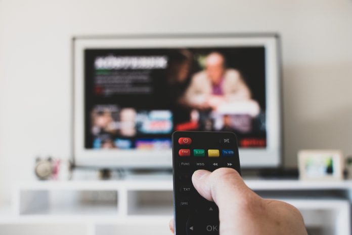 Tv,Control,Room,Netflix,Etc.,Platform,And,Tv,Watching.,Smart
