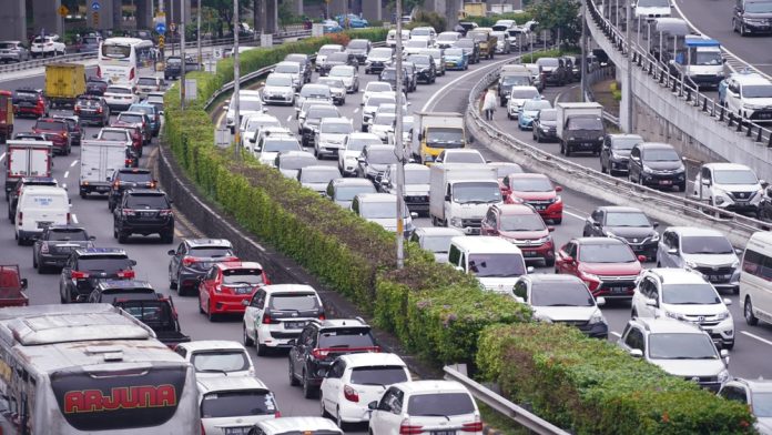 The,Traffic,In,Jakarta,During,Rush,Hour,Is,Very,Dense