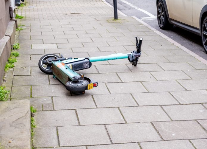 Colchester,,Essex,,Uk,,March,18,2024.,An,Electric,Scooter